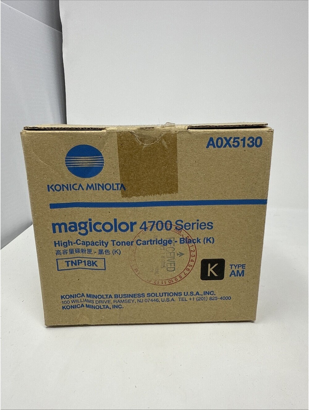 Konica Minolta MagiColor 4700 Series TNP18K Black Toner A0X5130